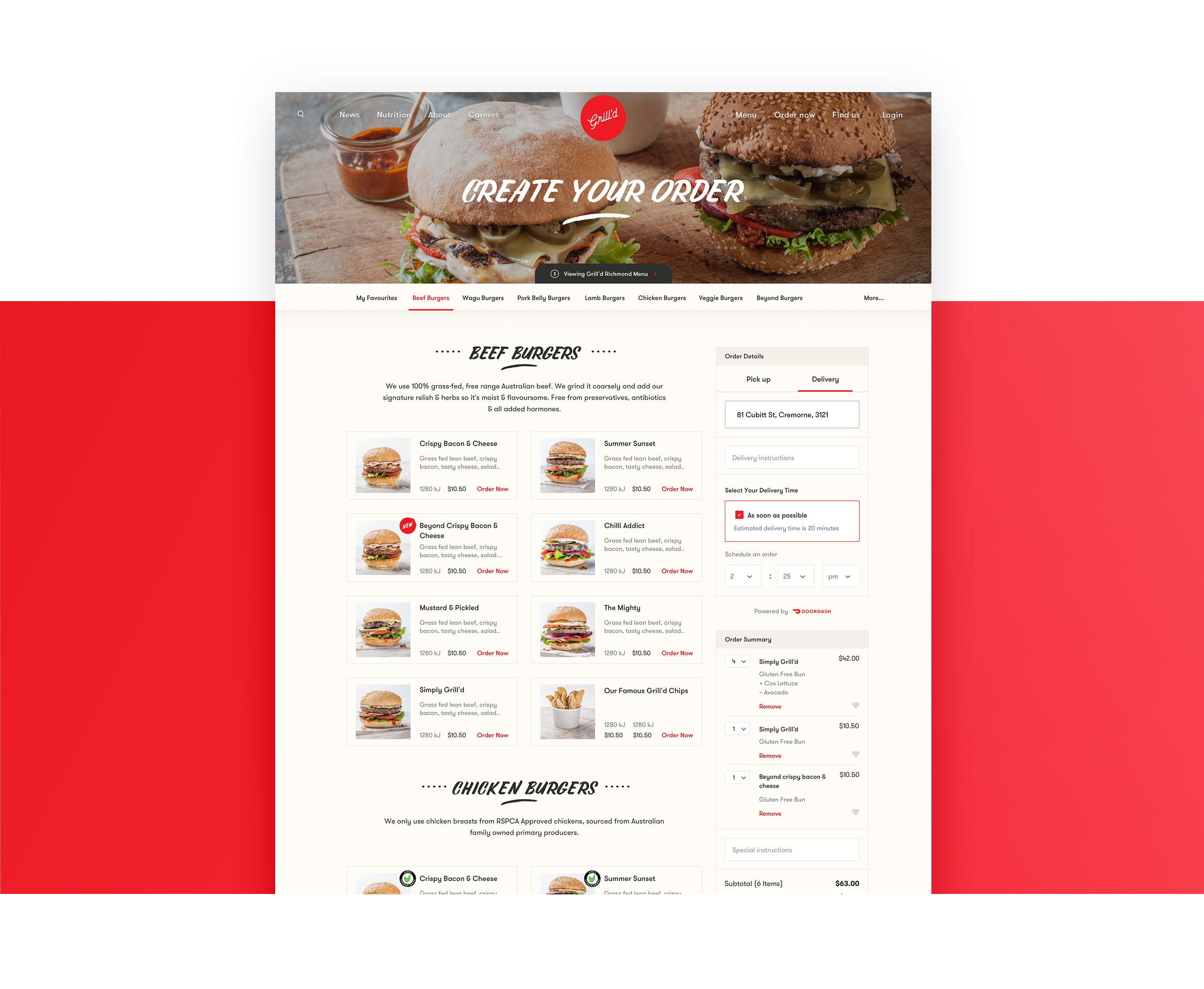 Grill'd Delivery Evolution 7